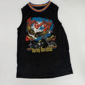 Harley-Davidson “The Good Life” Graphic Tank Top Size Small